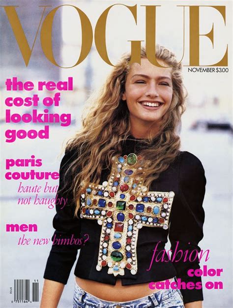 versace jacket first anna wintour vogue cover|Anna Wintour first magazine cover.